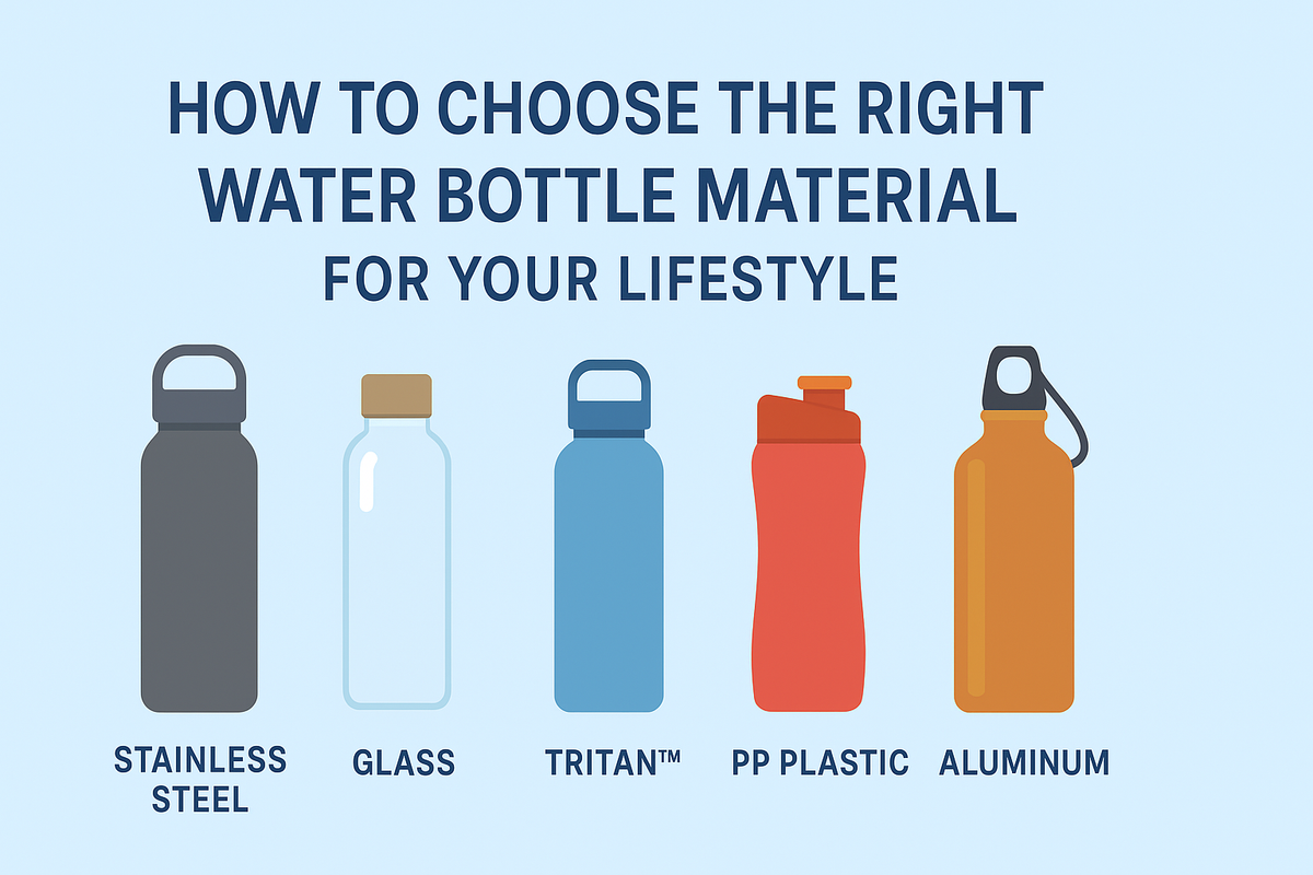 How to Choose the Right Water Bottle Material for Your Lifestyle