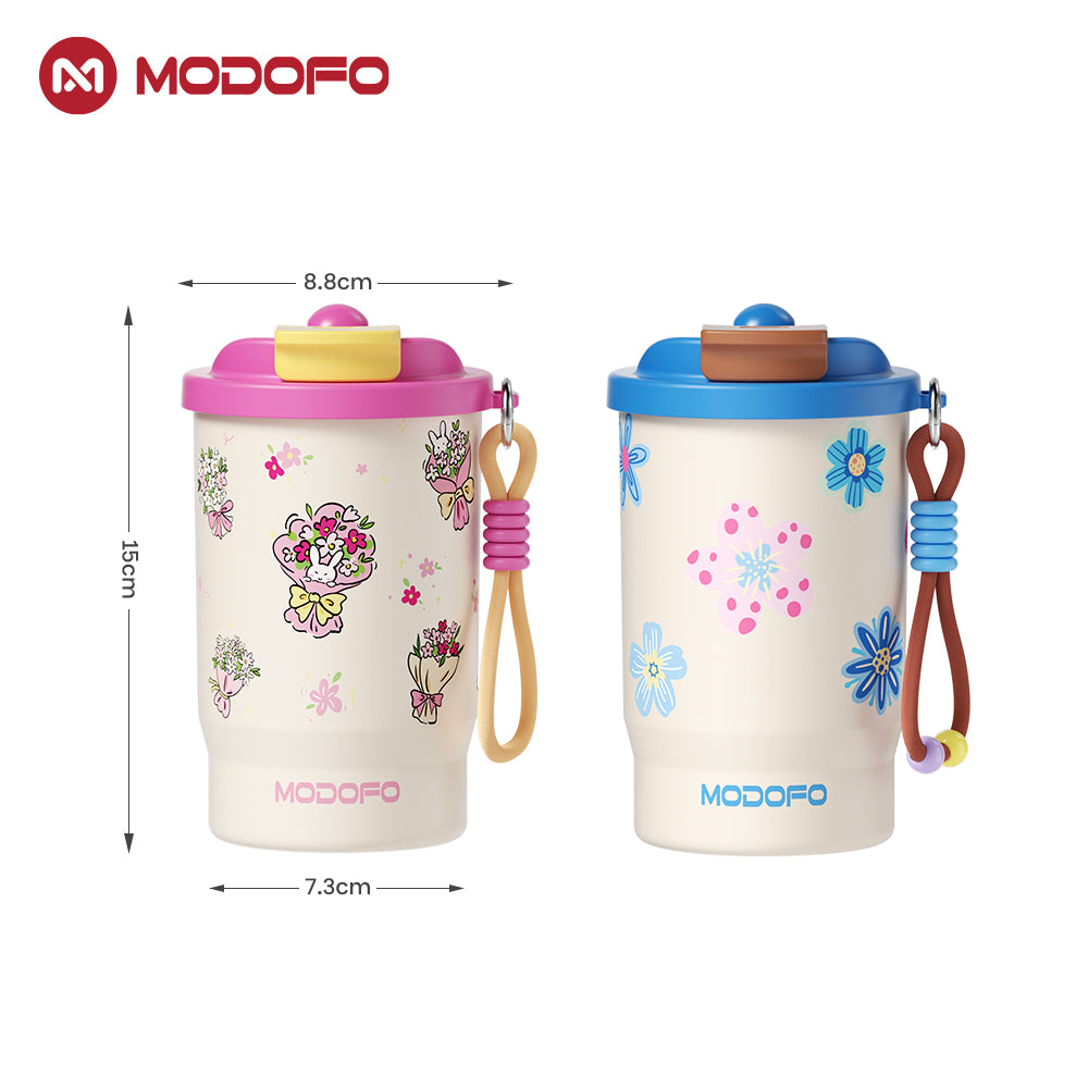 Blue Rhyme Blooms — MODOFO Coffee Cup 500ml Bloom Joy Series Thermos
