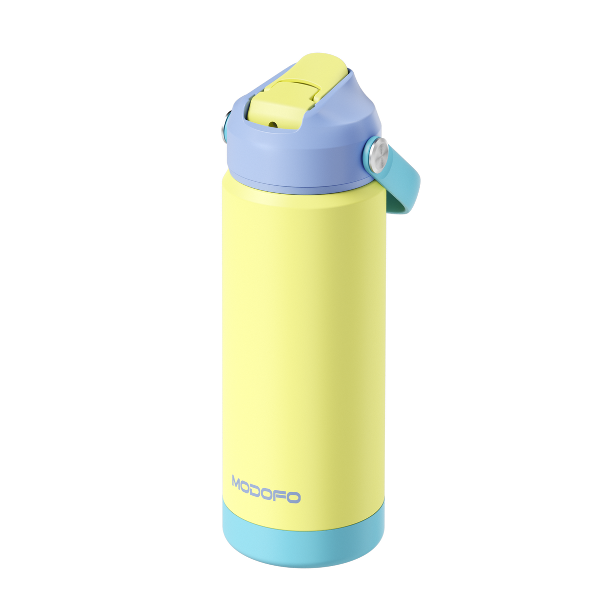 MODOFO Tumbler 18 oz Portable Stainless Steel Colorful Print Water Bottle with Straw