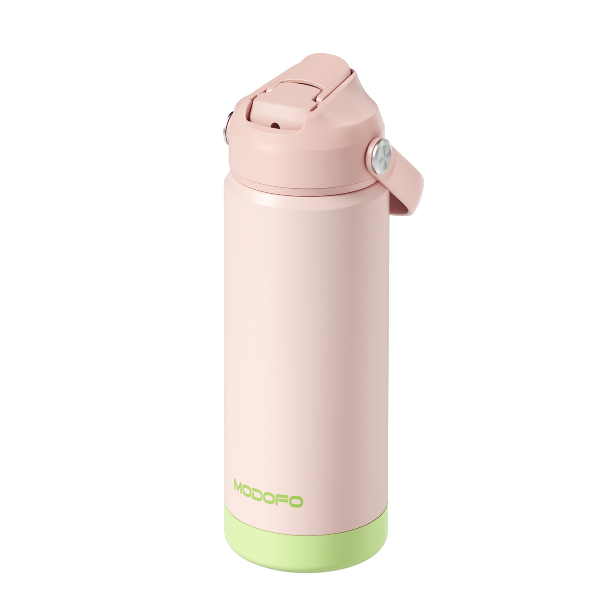 MODOFO Tumbler 18 oz Portable Stainless Steel Colorful Print Water Bottle with Straw