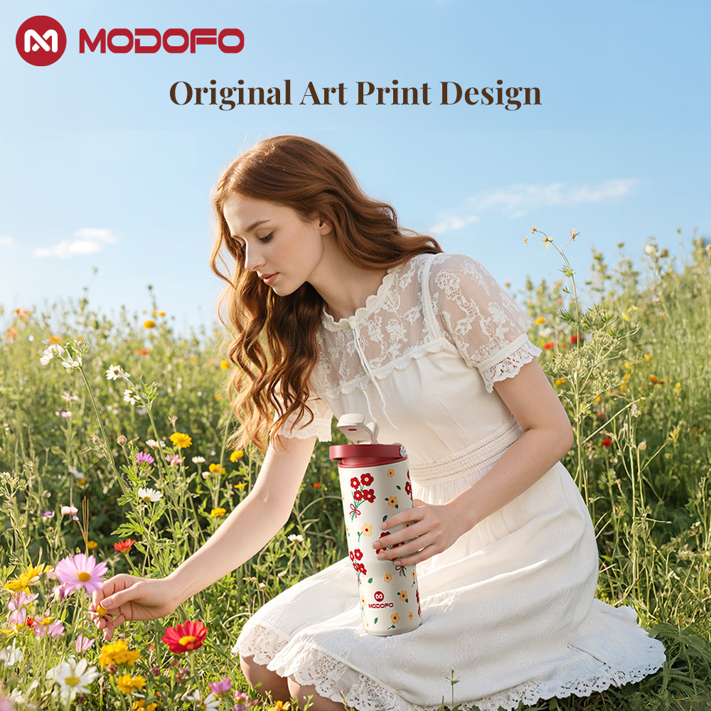 MODOFO 32 oz Select Drinking Tumbler with Bounce Straw