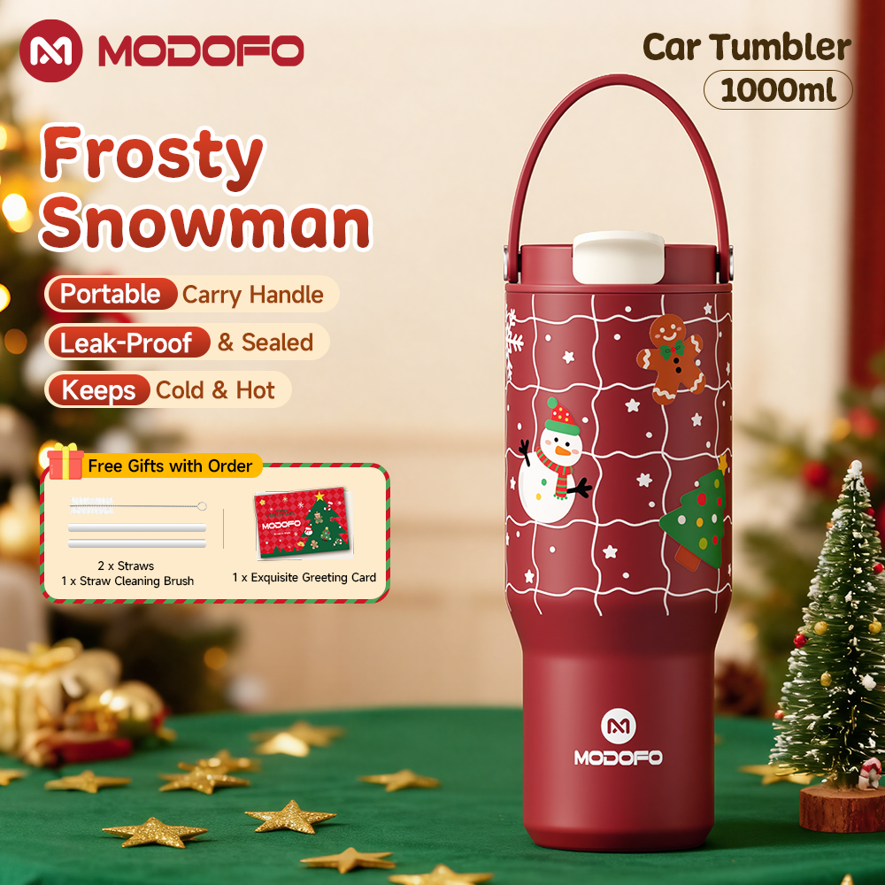 MODOFO Christmas Series Insulated Tumbler with Straw Kids Tumbler-Christmas limited