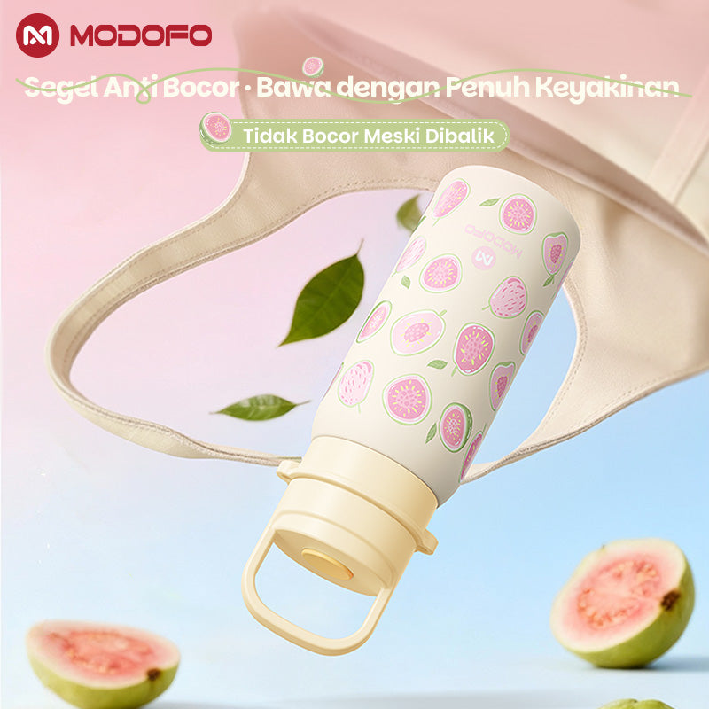 MODOFO 500 ml Insulated Tumbler with Strap – Carry Berry  | Compact Stainless Steel Bottle