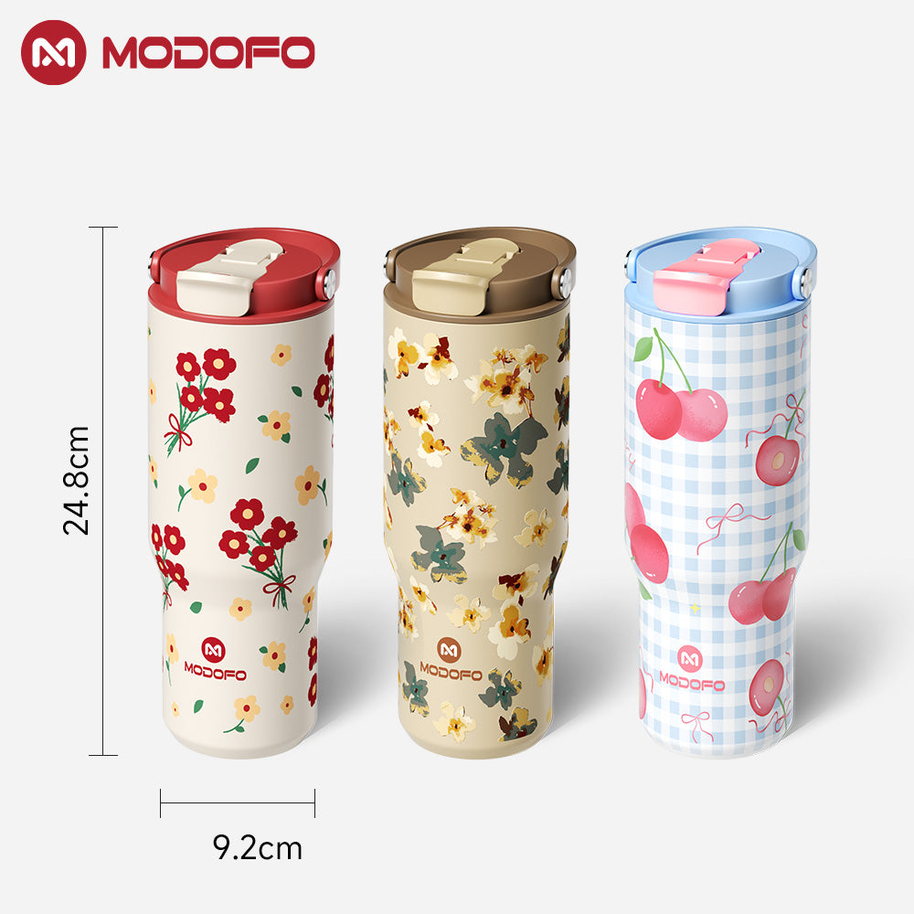 MODOFO 32 oz Select Drinking Tumbler with Bounce Straw