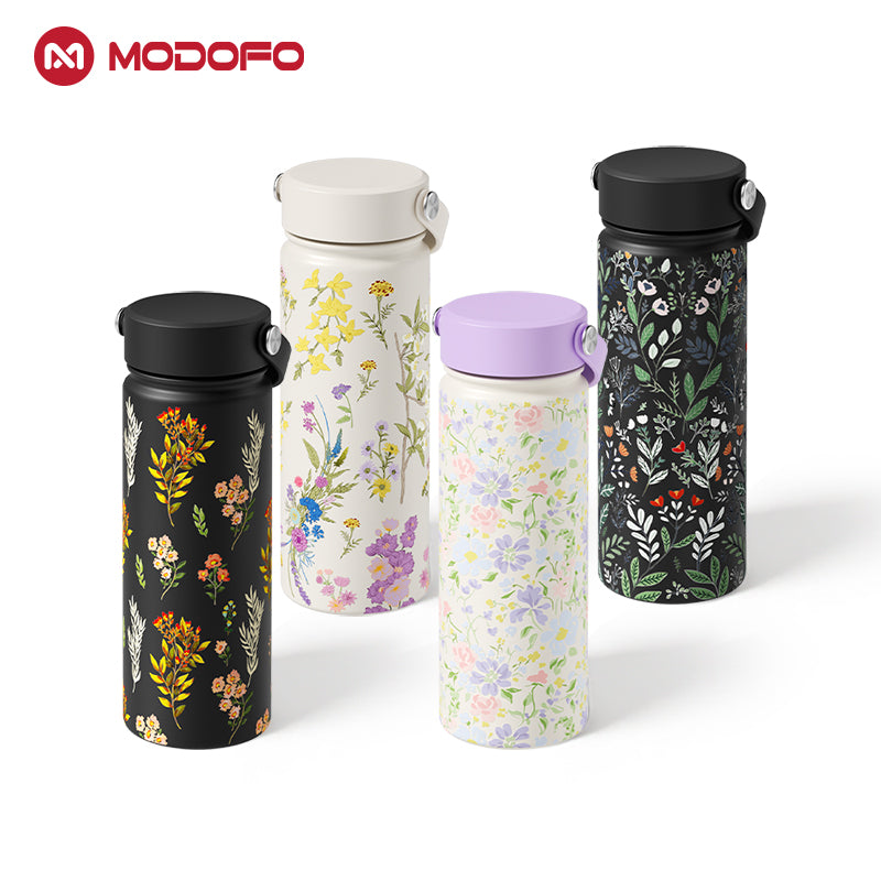 MODOFO 1000ml Insulated Tumbler with Straw – Everyday Thermal Bottle