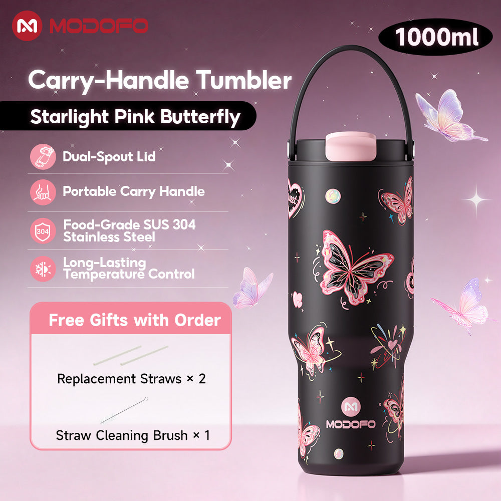 MODOFO Sweet Series❤ Straw Tumbler 304 SUS Thermos