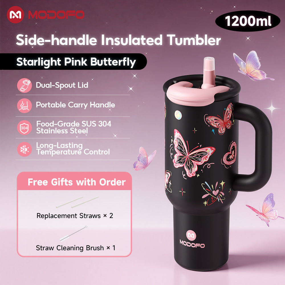 MODOFO Sweet Series❤ Straw Tumbler 304 SUS Thermos