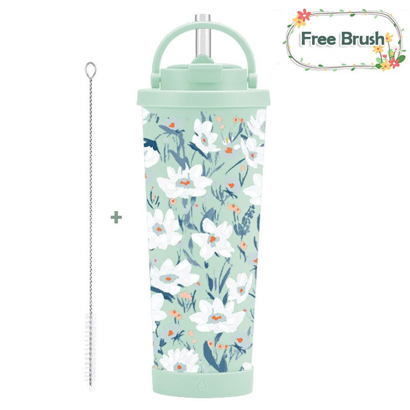 MODOFO Garden Drinking Straw 830ML Portable Stainless Steel