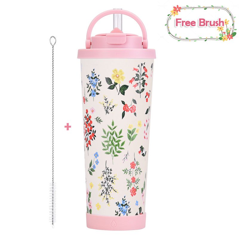 MODOFO Garden Drinking Straw 830ML Portable Stainless Steel