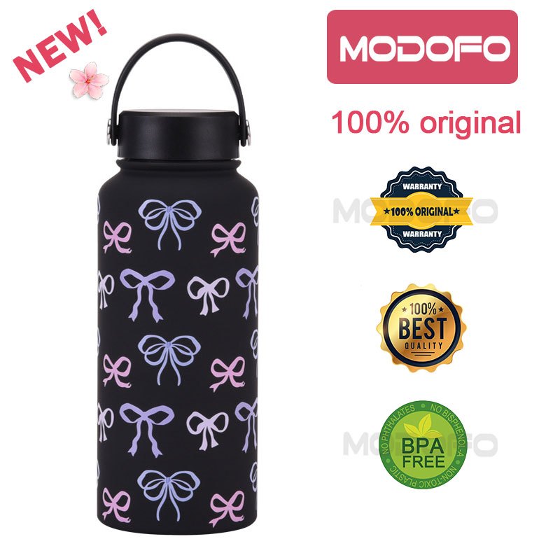 MODOFO 1000ML Large Volume Thermos Cup Printing Series Essential for Hydration