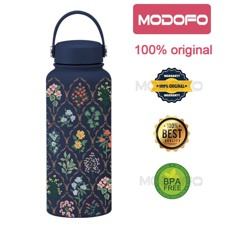 MODOFO 1000ML Large Volume Thermos Cup Printing Series Essential for Hydration