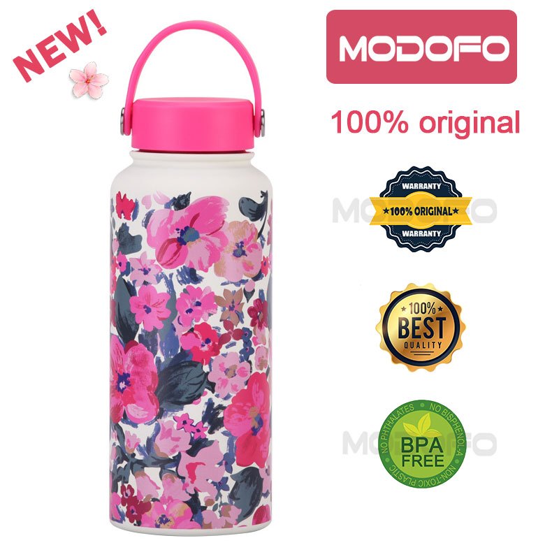 MODOFO 1000ML Large Volume Thermos Cup Printing Series Essential for Hydration